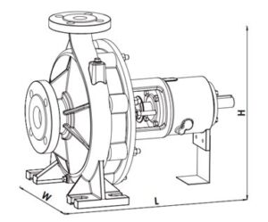 Насос консольный центробежный SMT250/32