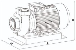 Насос одноступенчатый центробежный SM550/3 – SMT1500/3