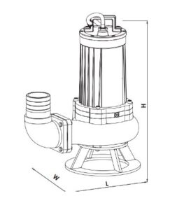 Насос дренажный погружной SDTK75/4, SDTK100/4, SDTK150/4