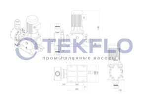 Насос дозирующий с электроприводом серии DF-M2