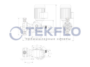 Насос дозирующий с электроприводом серии DF-MWL